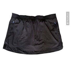 TEK GEAR Athletic Golf Skort Plus Size‎ 2X On Go Stretch Black Zip Pocket